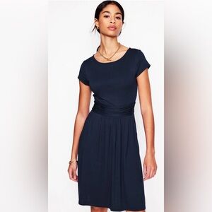 Boden Amelie Jersey Dress in Navy 18L
